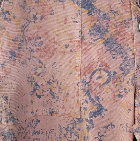 NWOT "The wander" pants by Anthropologie, coral colored with a paisley design. - Picture 2 of 6